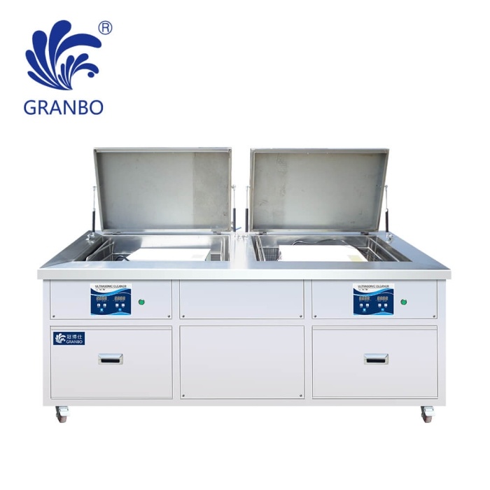 Double tanks Car Parts cleaning rinsing tank ultrasonic cleaning Bath with filter