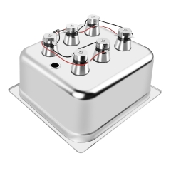 15L 360/480/540W Stainless Steel Ultrasonic Bath for PCB Small Auto Parts Cleaning