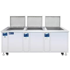 Three Tank Industrial Ultrasonic Cleaning Equipment, Ultrasonic cleaning with filter, drying tank