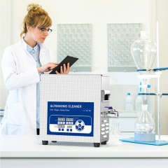 Digital Quad-Frequency Ultrasonic Cleaner, 25/50/80/120kHz, Adjustable Power | Sweep & Noise Reduction for Lab Use