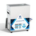 Granbo GL0205-33 4.8L 33kHz Benchtop Ultrasonic Cleaner Front View Highlighting Digital Display And Operation Buttons