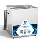 Granbo GL1019-80120 19L 80/120kHz Switchable Dual-Frequency Ultrasonic Cleaner Front View Highlighting Digital Display And Operation Buttons