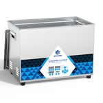 Granbo GL1430-28 30L 28kHz Benchtop Ultrasonic Cleaner Front View Highlighting Digital Display And Operation Buttons