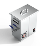 Granbo GNL0305-25 ultrasonic cleaner back side view with power switch and cooling fan