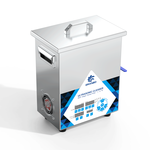 Granbo GNL0305-25 ultrasonic cleaner with stainless steel lid front view