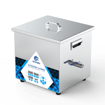 Granbo GNL1015-25 Ultrasonic Cleaner Side View Showing Drain Valve And Handle