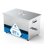 Granbo GNLH1422-20 Ultrasonic Cleaner Side View Showing Drain Valve And Handle