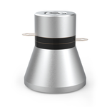 60W 28kHz Horn Type Ultrasonic Cleaning Transducer for DIY Metal Parts Degreasing Tanks Immersible Packs and Cleaner Equipment Systems