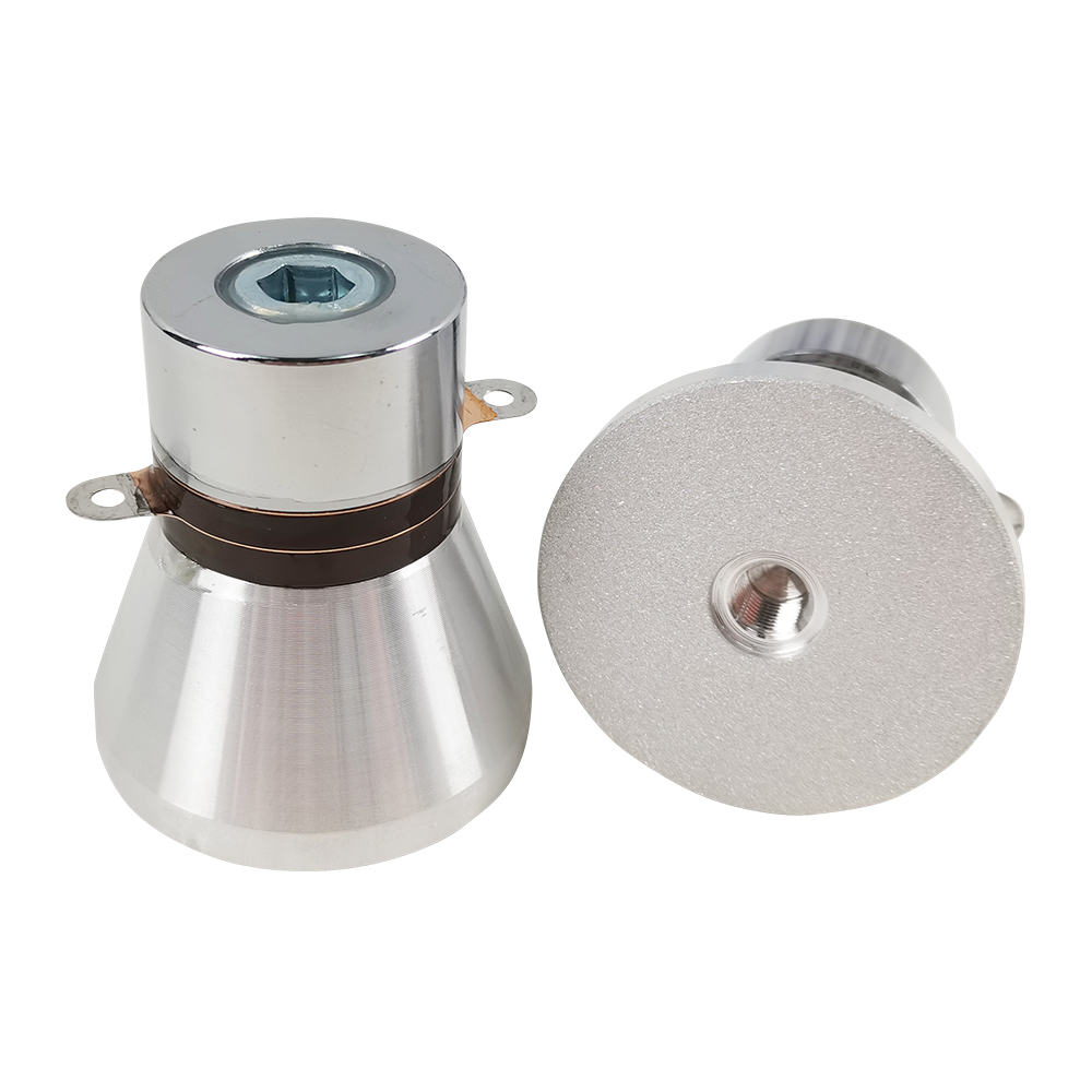 GB-28K-50W (5) 50W 28kHz Horn Type Ultrasonic Cleaning Transducer for Automobile Engine Parts Degreasing Tanks and DIY Immersible Transducer Boxes - Image 1