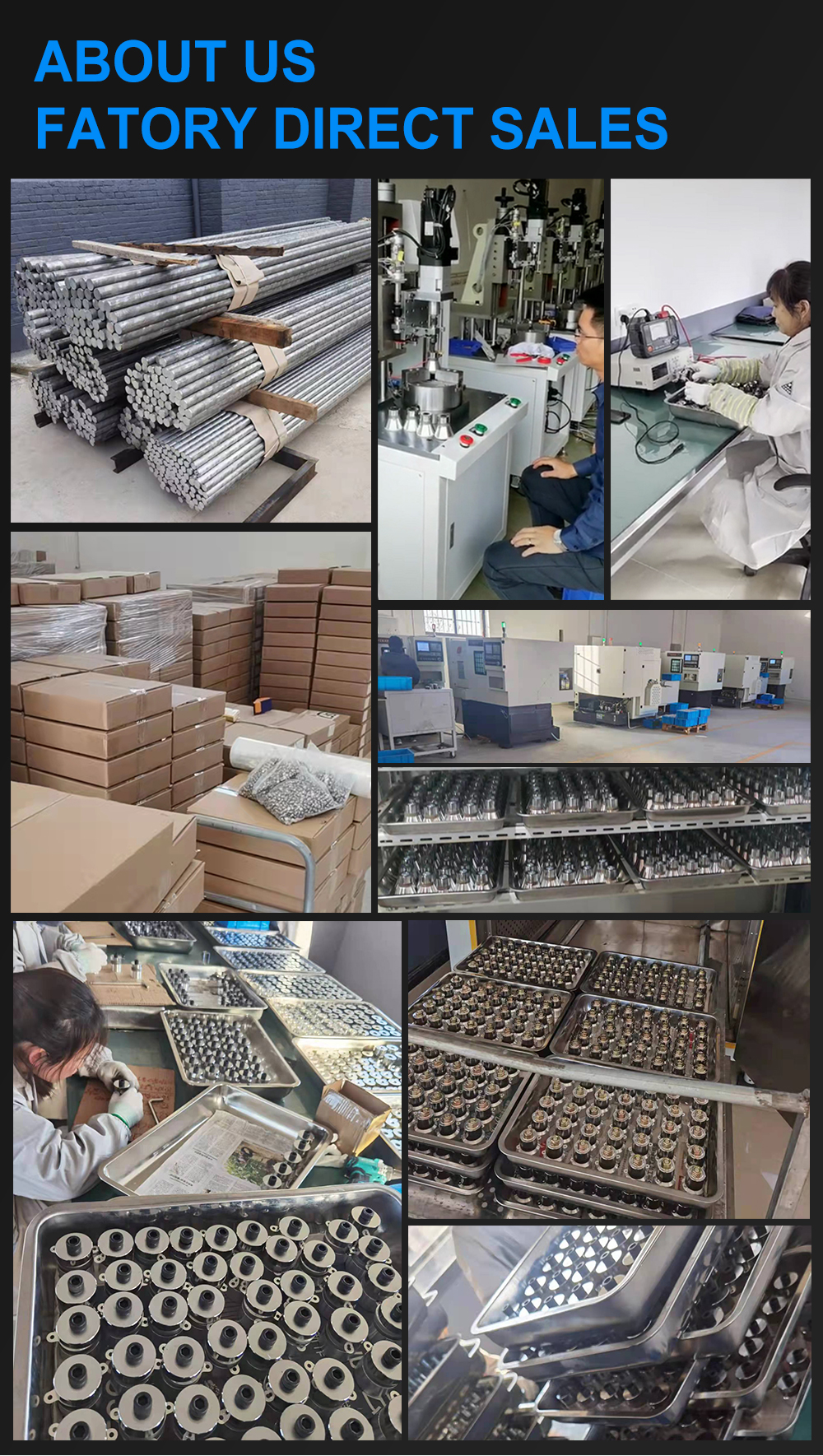 Ultrasonic transducer manufacturing process from aluminum raw stock to CNC machining and impedance testing