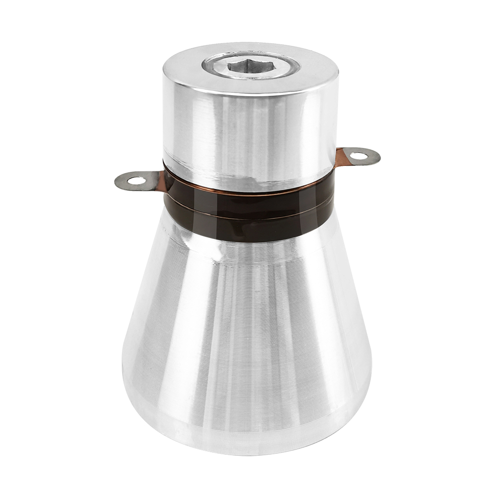 GB-3825-4SH 60W 25kHz Horn Type Industrial Ultrasonic Cleaning Transducer for Heavy Oil Rust Removal Degreasing Tanks and Immersible Packs - Image 1