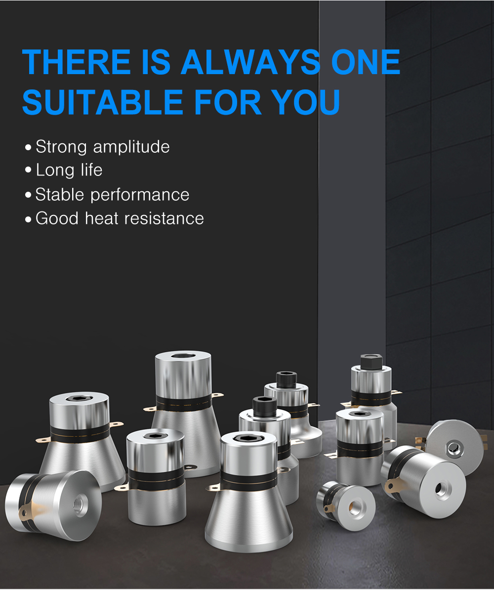 Ultrasonic immersible transducer boxes and commercial cleaning machine applications