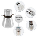 60W 25kHz Horn Type Industrial Ultrasonic Cleaning Transducer for Heavy Oil Rust Removal Degreasing Tanks and Immersible Packs - Image 5