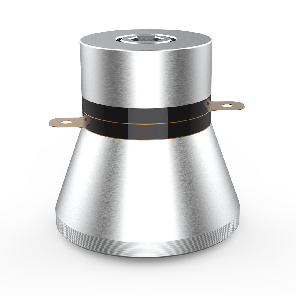 GB-4528-4SH 100W 28kHz Horn Type Ultrasonic Cleaning Transducer for Industrial Degreasing Tanks Immersible Transducer Packs and Device Replacement - Image 1