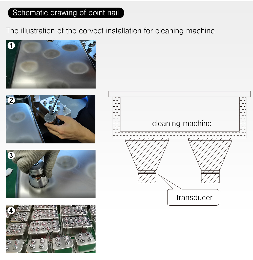 Ultrasonic transducer stud welding and tank bonding installation guide