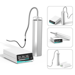 Granbo GHQ2460 Multi-angle product showcase collage of 4-sided immersion ultrasonic probe bar and digital generator system