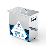 Granbo GNLH0306-17 Ultrasonic Cleaner Side View Showing Drain Valve And Handle