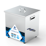 Granbo GNLH0819-17 Ultrasonic Cleaner Side View Showing Drain Valve And Handle