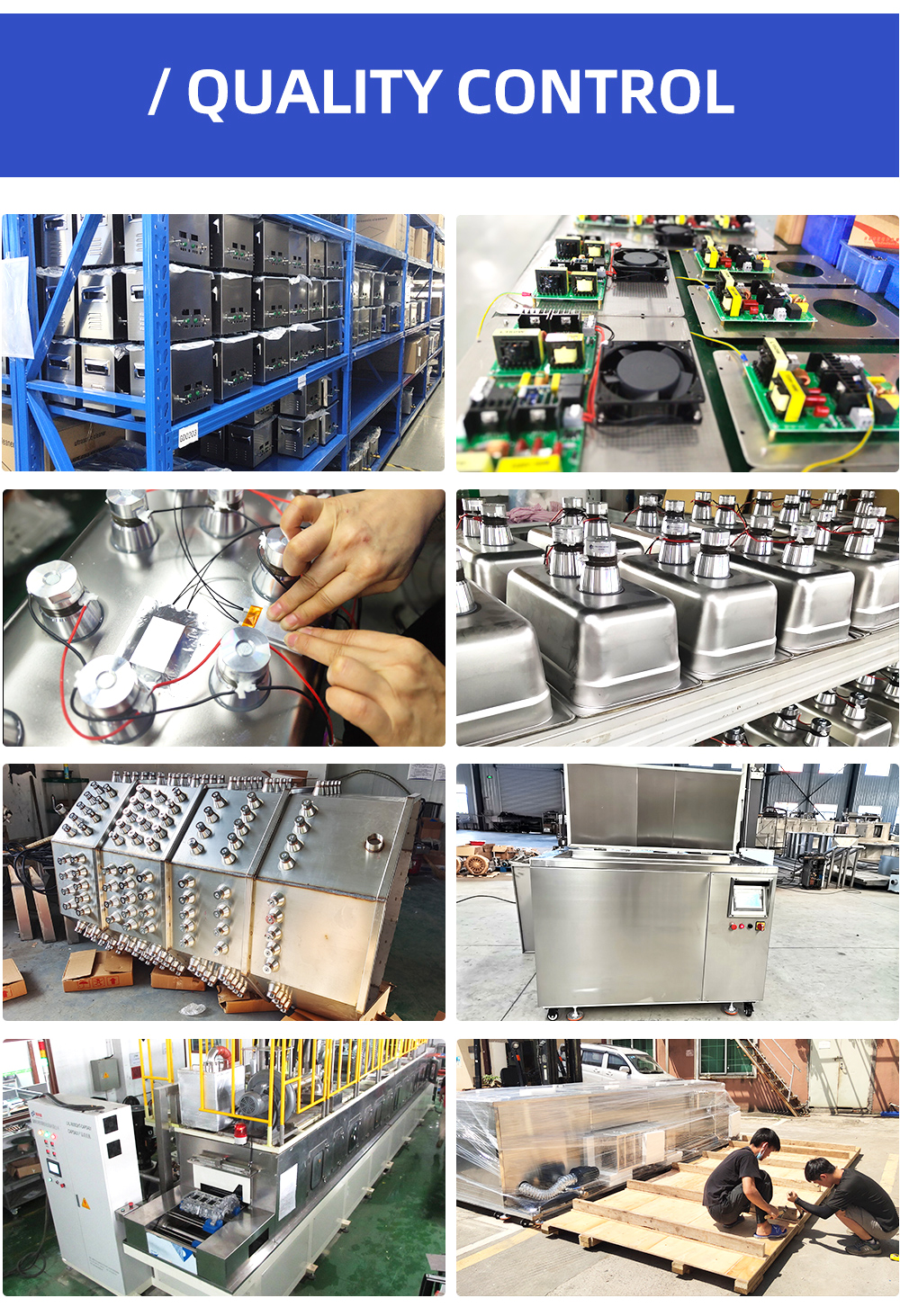Ultrasonic rod quality inspection testing and export wooden packaging