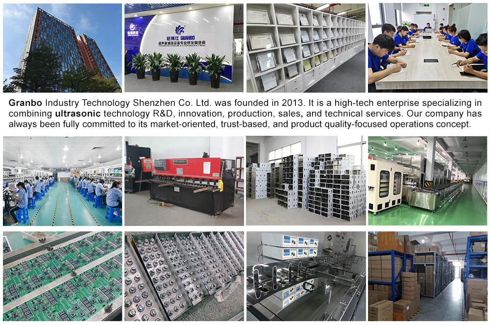 Granbo corporate facility, manufacturing assembly lines, testing workstations, and warehouse