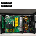 Inside view of high-power GB-G6 1500W-3000W ultrasonic generator PCB and transformer layout
