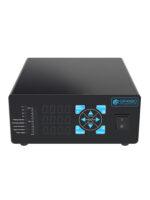 Front perspective view of digital display black ultrasonic cleaning generator
