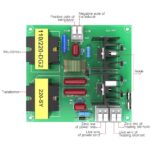 Top view terminal interface identification diagram for ultrasonic cleaning driver board
