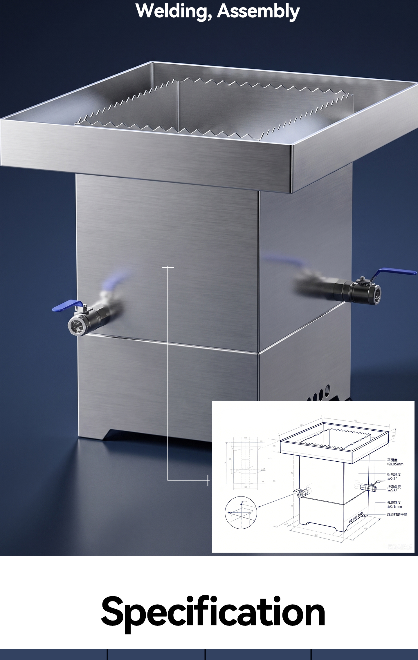 950 kHz Megasonic Cleaning System for 6-Inch Semiconductor Wafers (1200W)