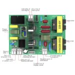 Detailed terminal connection diagram of ultrasonic cleaner digital drive circuit board