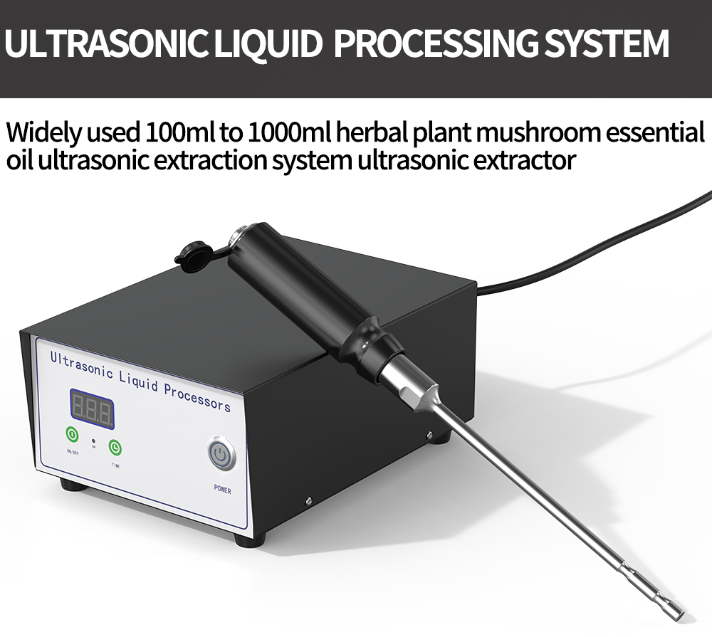 3000W 20kHz Continuous Ultrasonic Homogenizer Probe 420mm Titanium Horn ...