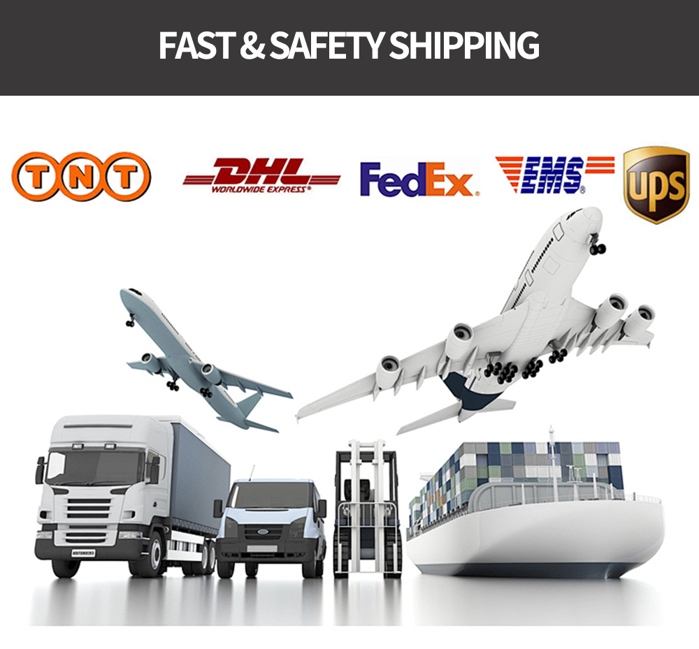 Express shipping carriers including TNT DHL FedEx EMS and UPS for international delivery