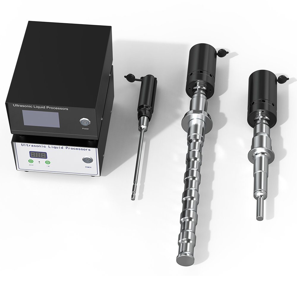 3000W 20kHz Continuous Ultrasonic Homogenizer Probe 420mm Titanium Horn ...