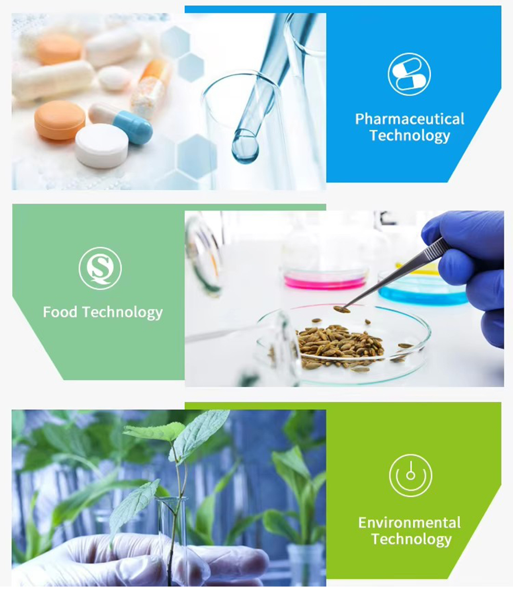 Applications of ultrasonic liquid processor in pharmaceutical and food technology